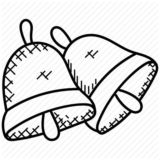 512x512 Bells, Christmas Bells, Church Bells, Holiday Bells, Wedding Bells