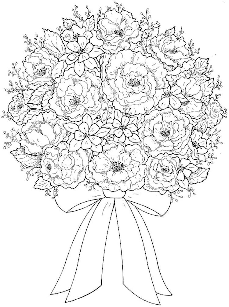 Wedding Bouquet Drawing at GetDrawings.com | Free for personal use