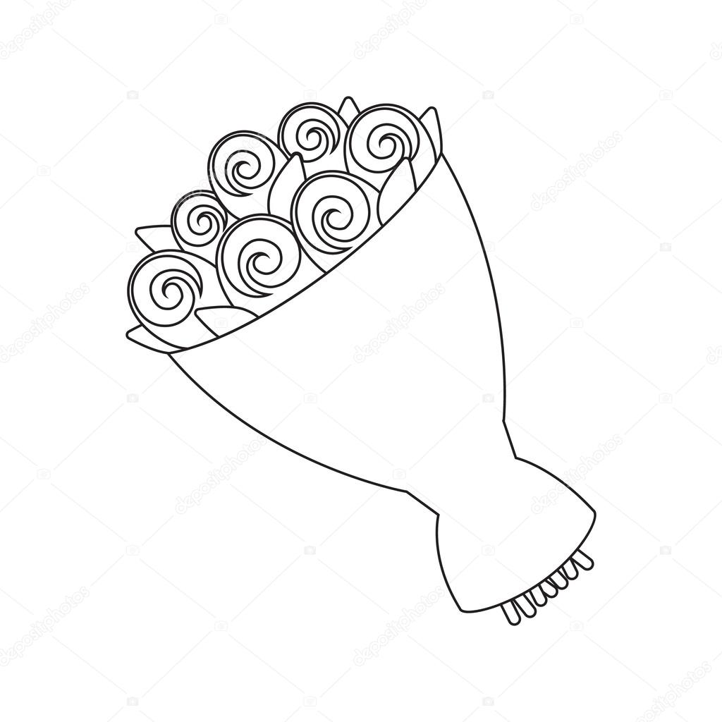 1024x1024 Wedding Bouquet Icon Of Vector Illustration For Web And Mobile