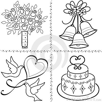 400x400 Wedding Drawings Clip Art Clipart