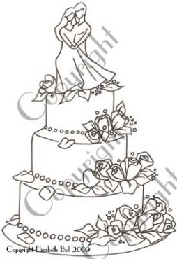 254x370 Wedding Cake Flowers