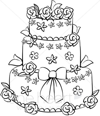 335x388 Clipart Wedding Cake Wedding Ceremony Clipart