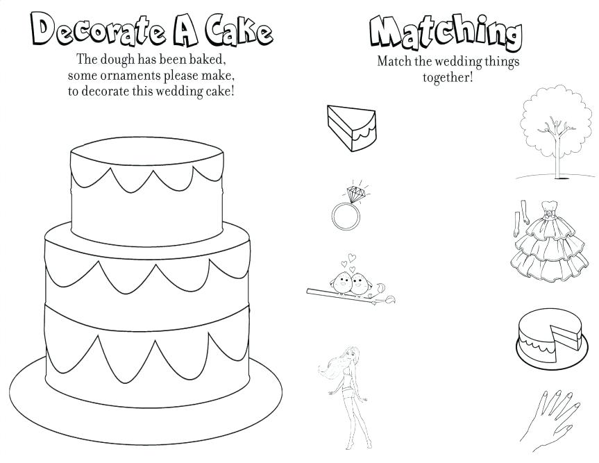 Wedding Cake Line Drawing at GetDrawings | Free download