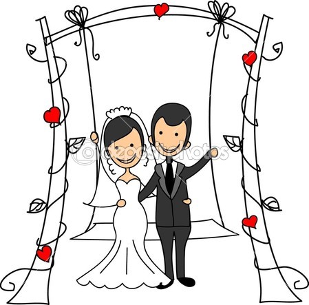 449x443 Depositphotos 14447989 Wedding Cartoon Bride And Groom.jpg (449