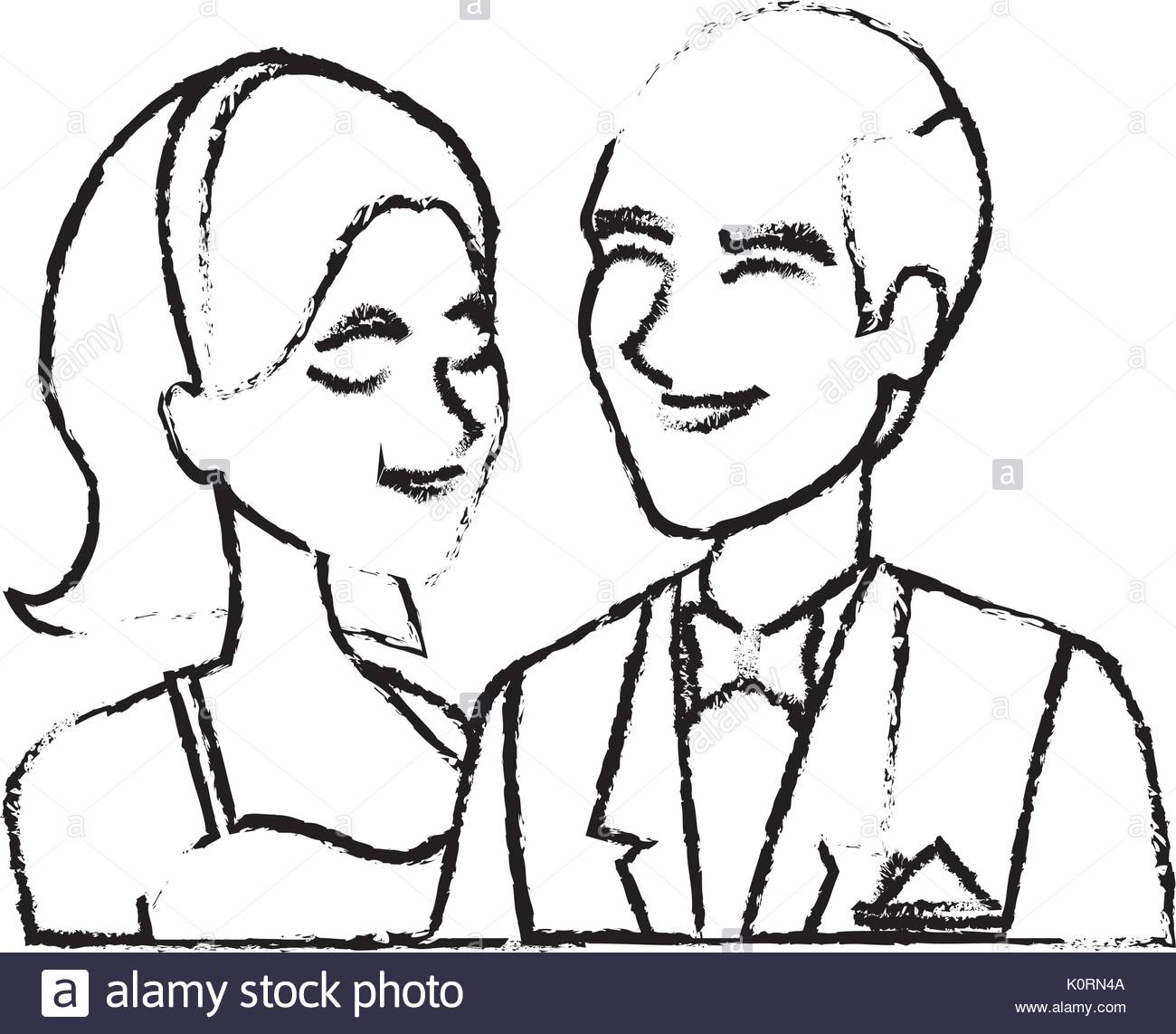 1300x1142 Portrait Wedding Couple Happy Bride And Groom Together Stock