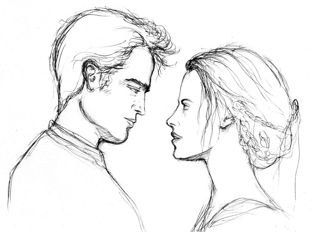 1036x771 Wedding Sketch By Littleseasparrow