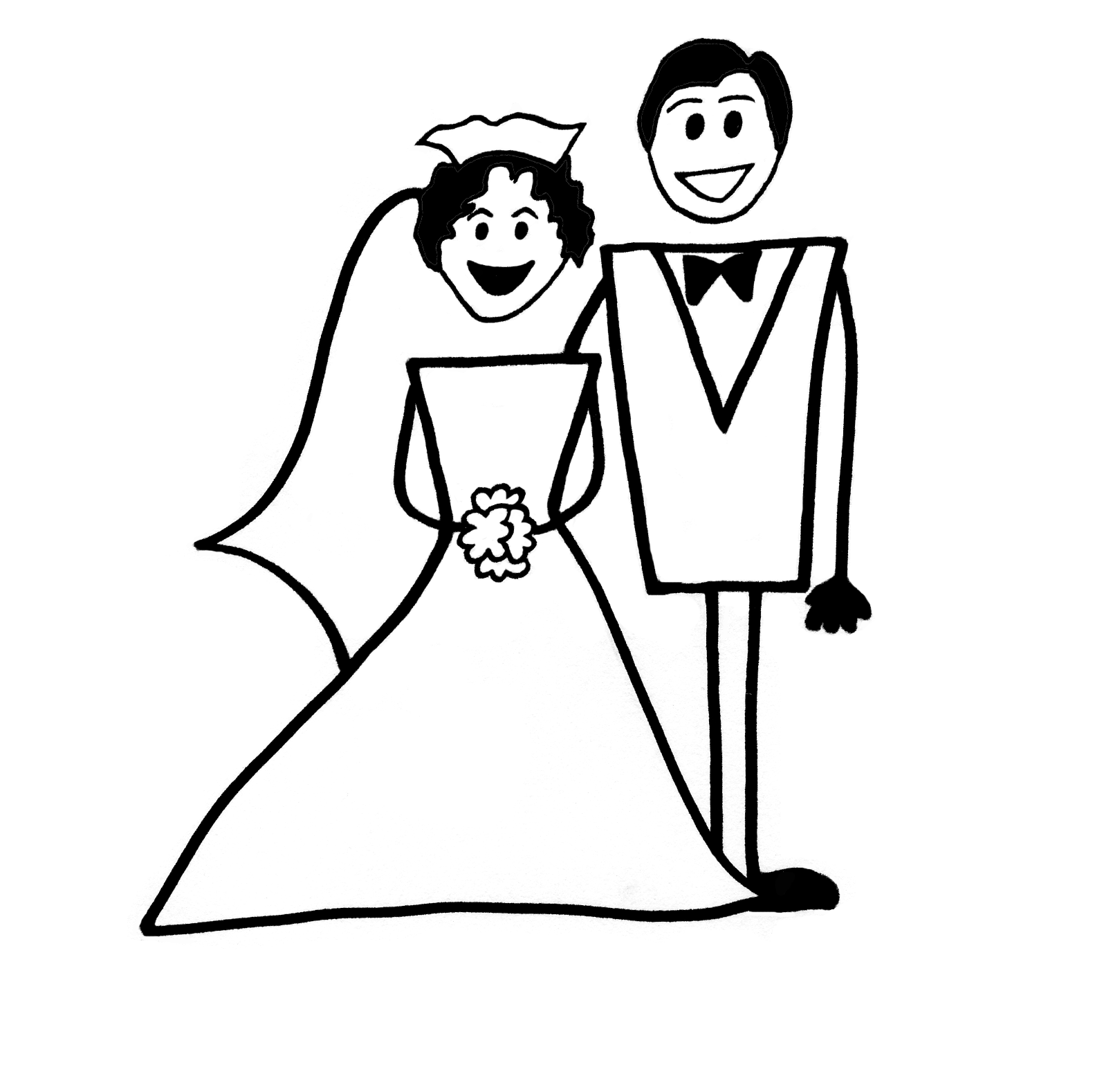 1596x1578 Clip Art Wedding Drawings Clip Art