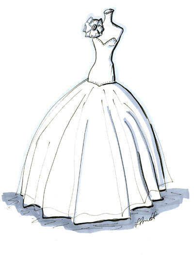 400x525 How To Choose The Right Wedding Dress For Your Body Shape