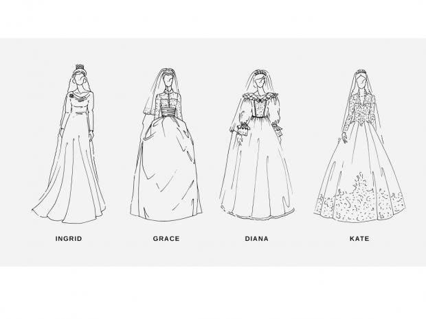 620x465 This Is What 100 Years Of Royal Wedding Dresses Look Like