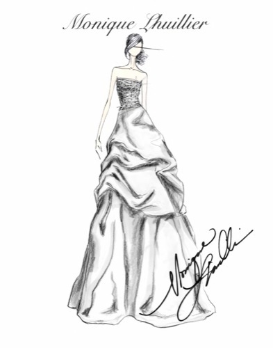 393x500 Sketches Of Wedding Dresses Wedding Expert