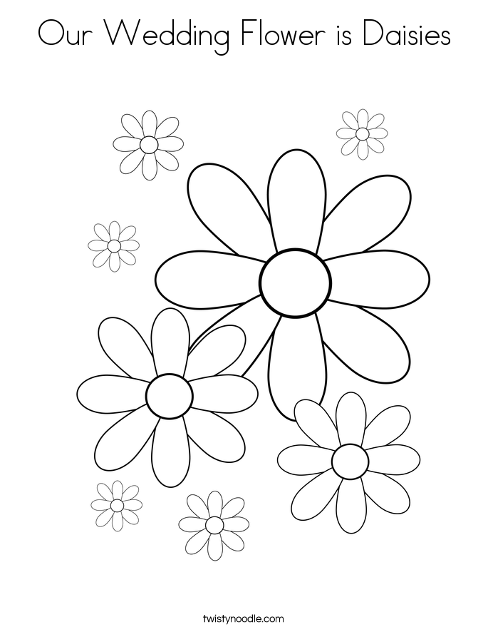 685x886 Wedding Flowers Coloring Pages