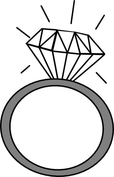 365x567 Engagement Ring Clipart Free