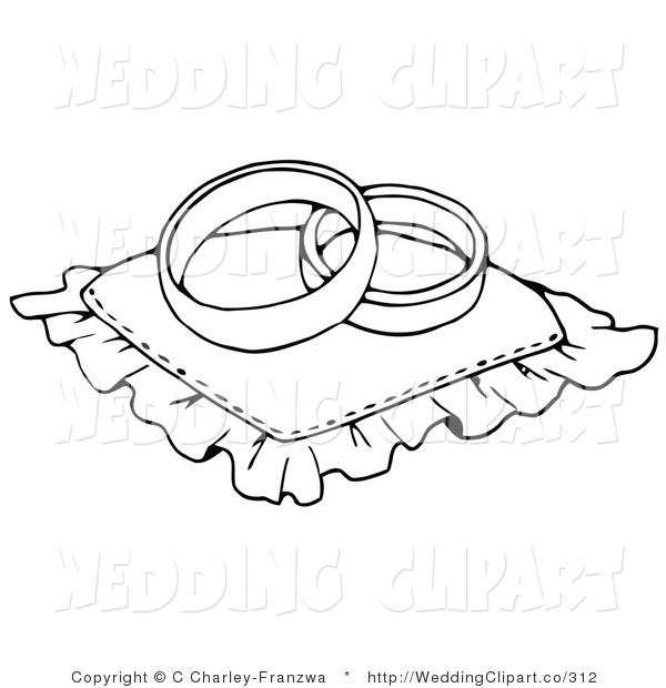 600x620 Drawn Ring Wedding Clipart
