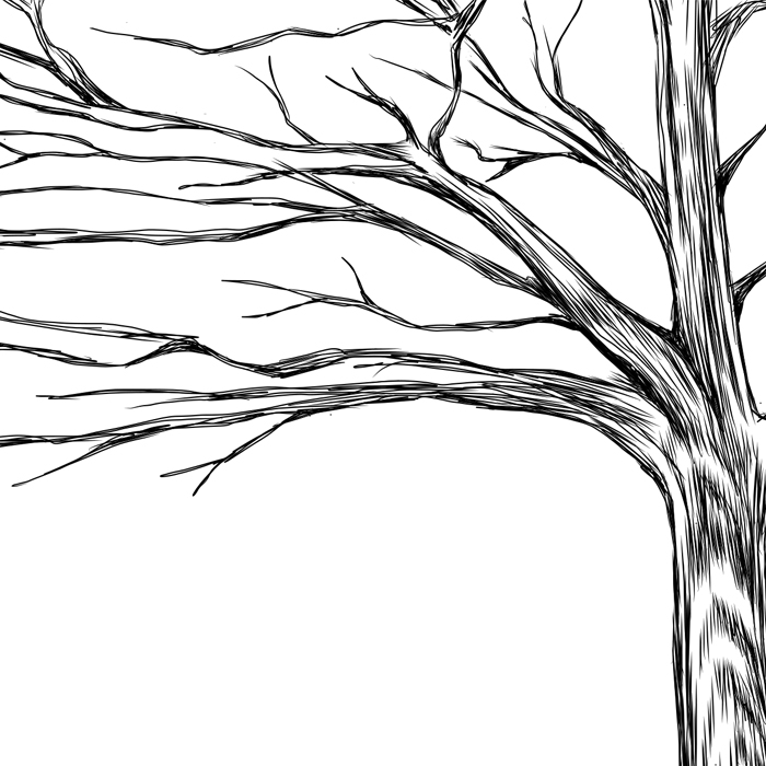 700x700 Fingerprint Elm Tree Wedding Guest Book Alternative