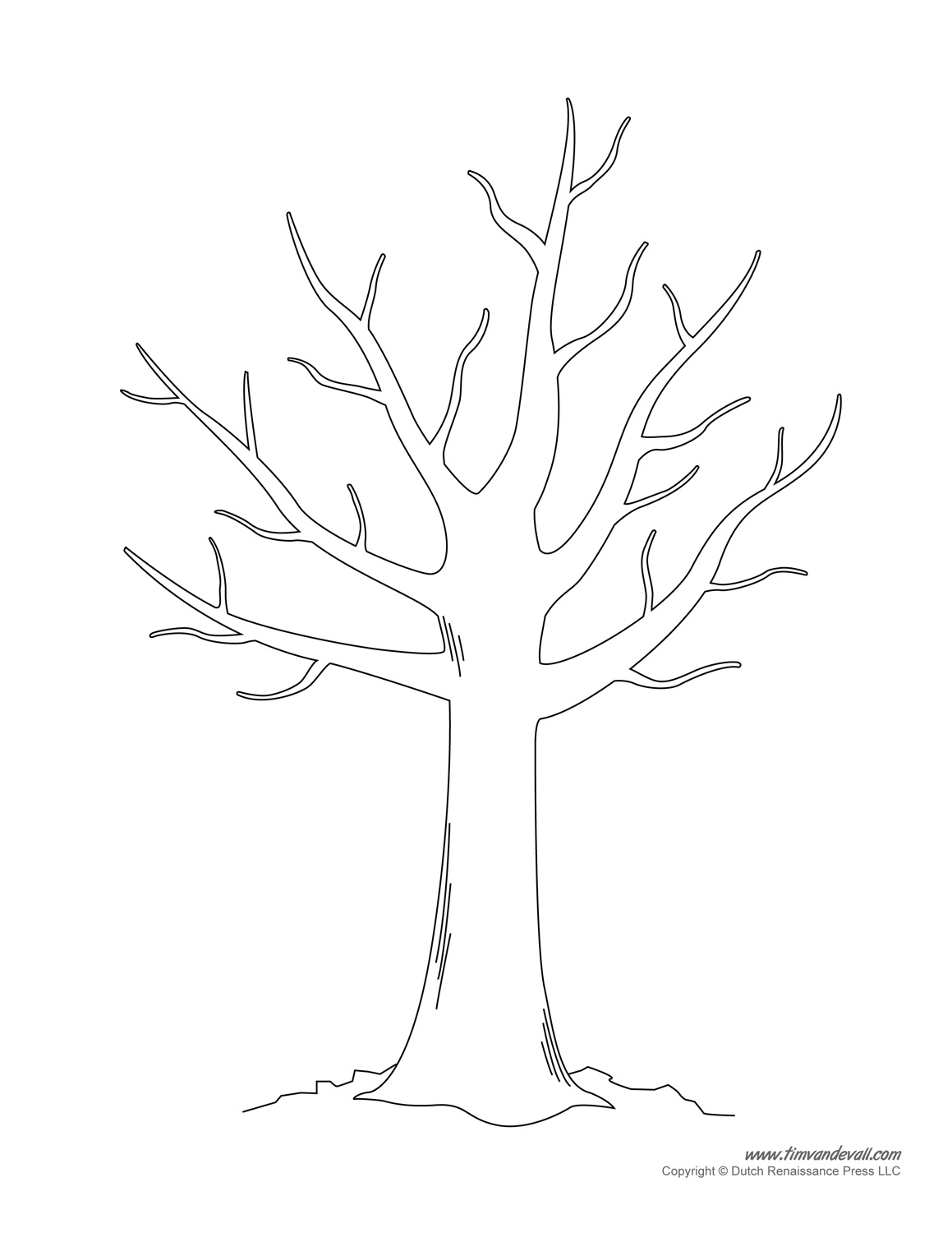 1159x1500 Tree Templates Tree Printables Drawing Adult