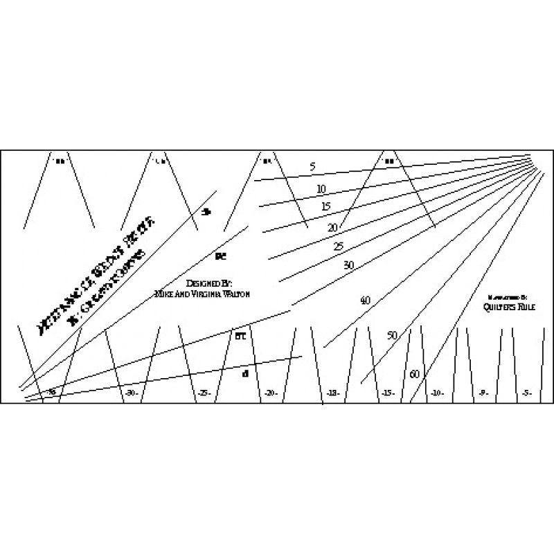 800x800 Multi Angle Wedge Ruler + Free Jelly Rolls 2 Go
