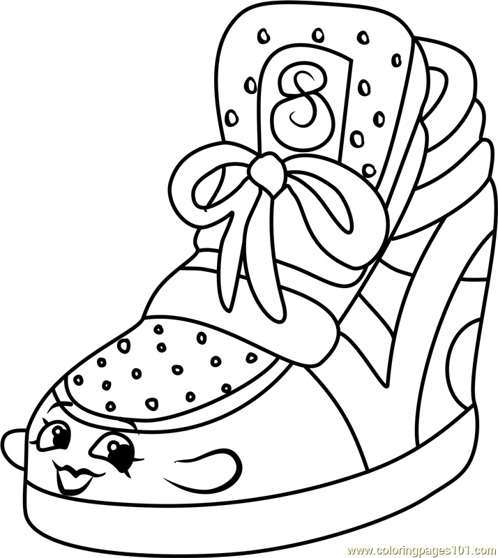 714x800 Sneaky Wedge Shopkins Coloring Page