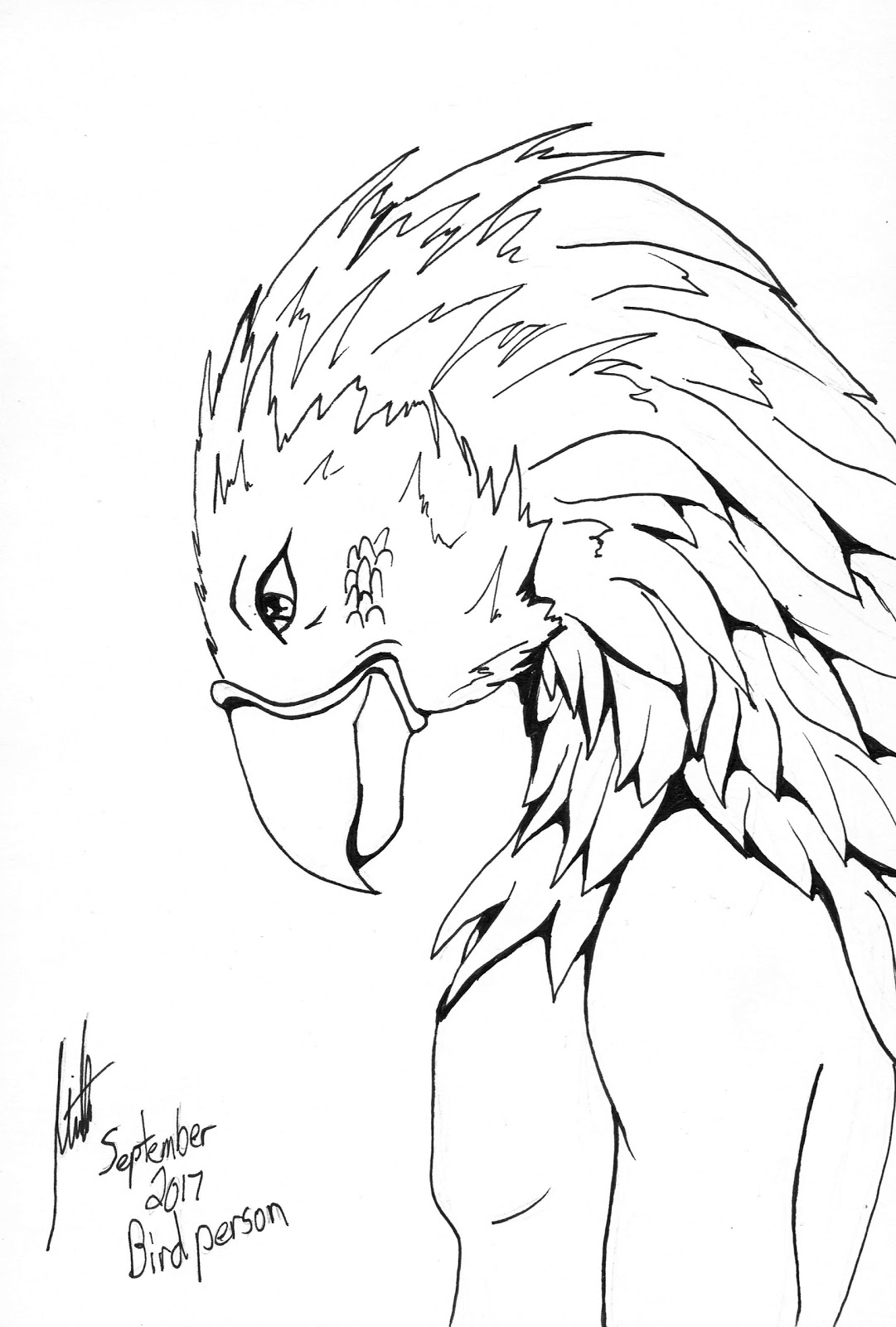 1081x1600 Meredith Studio Sketch Diary Inktober Day 18