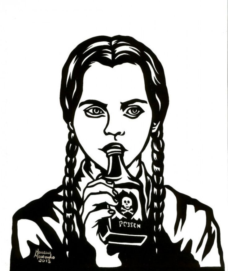 736x874 Wednesday Addams Allstaff Wednesday Addams, Tattoo