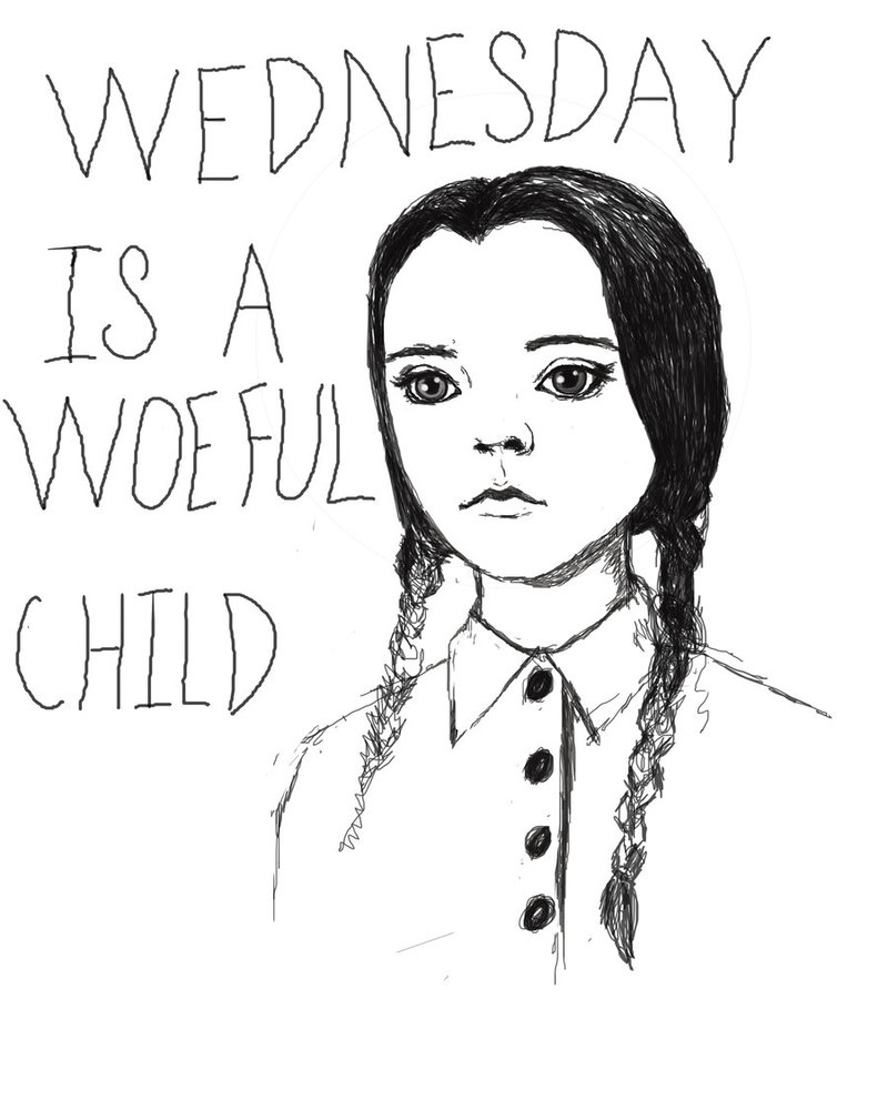 800x1000 Wednesday Addams By Sneakysnafu