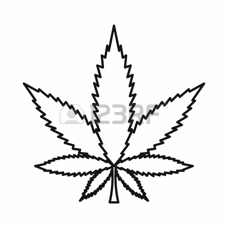 450x450 Marijuana Leaf Outline Stock Photos. Royalty Free Business Images