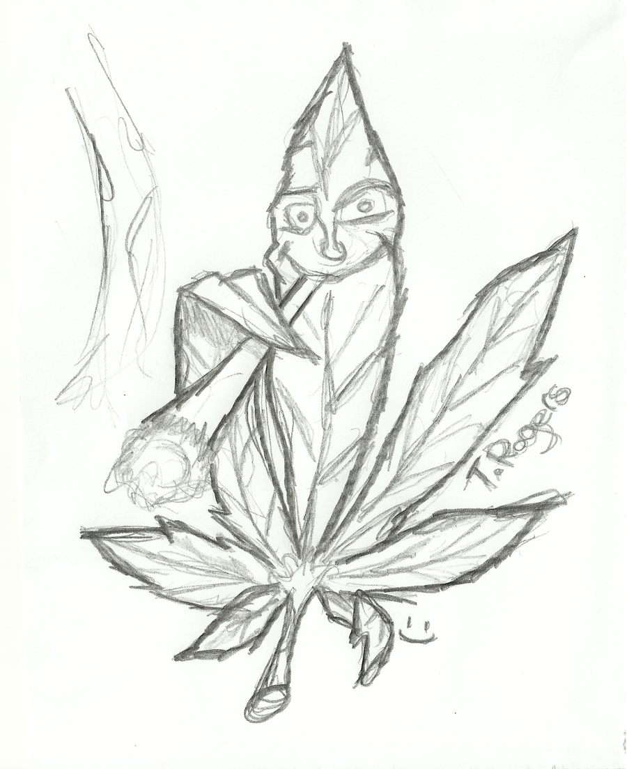 Weed Flower Drawing at GetDrawings | Free download