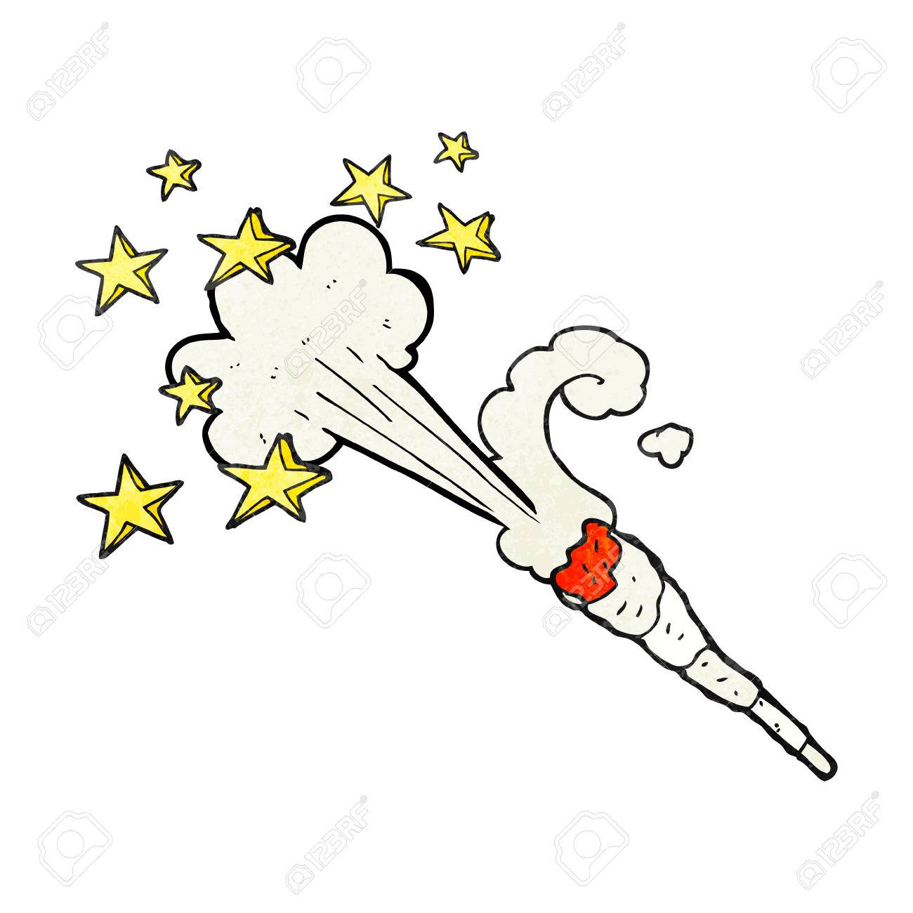 1300x1300 Freehand Textured Cartoon Marijuana Joint Royalty Free Cliparts