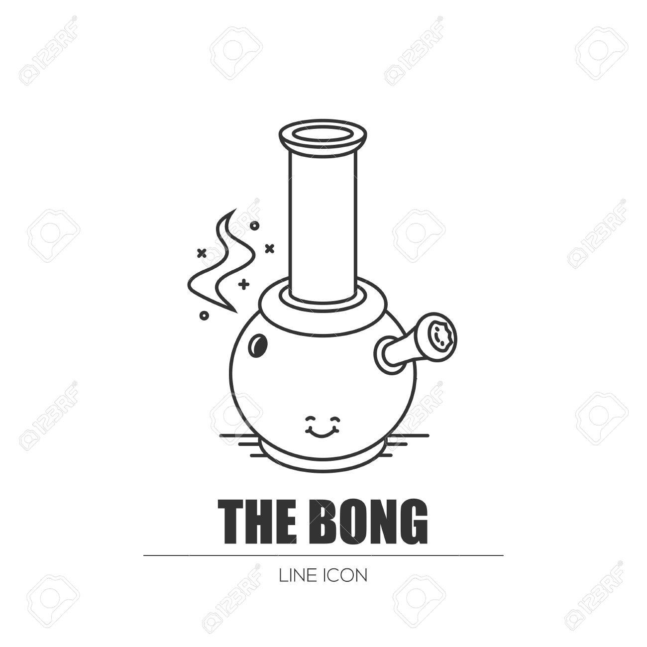 1300x1300 Weed Bong. Royalty Free Cliparts, Vectors, And Stock Illustration
