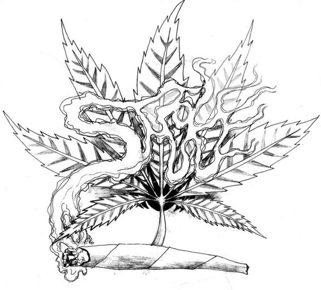 Top 100+ Pictures How To Draw Weed Leaf Step By Step Superb