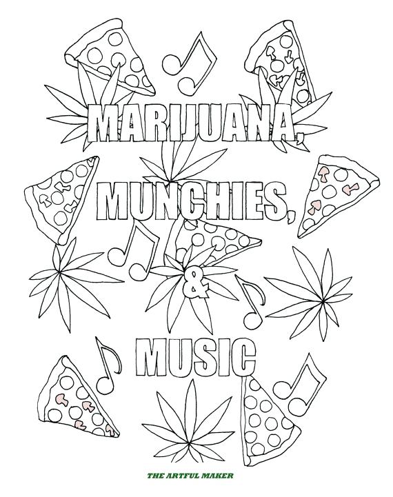570x721 Marijuana Coloring Pages Inspiring Pot Leaf Coloring Pages Kids