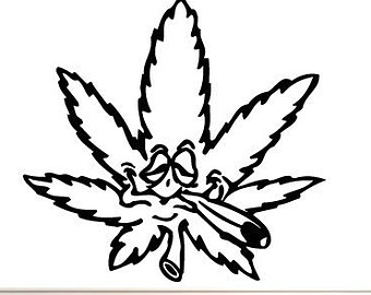 340x270 Marijuana Leaf Decal Weed Leaf Clipart Panda