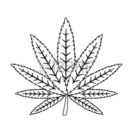 Weed Leaves Drawing at GetDrawings | Free download