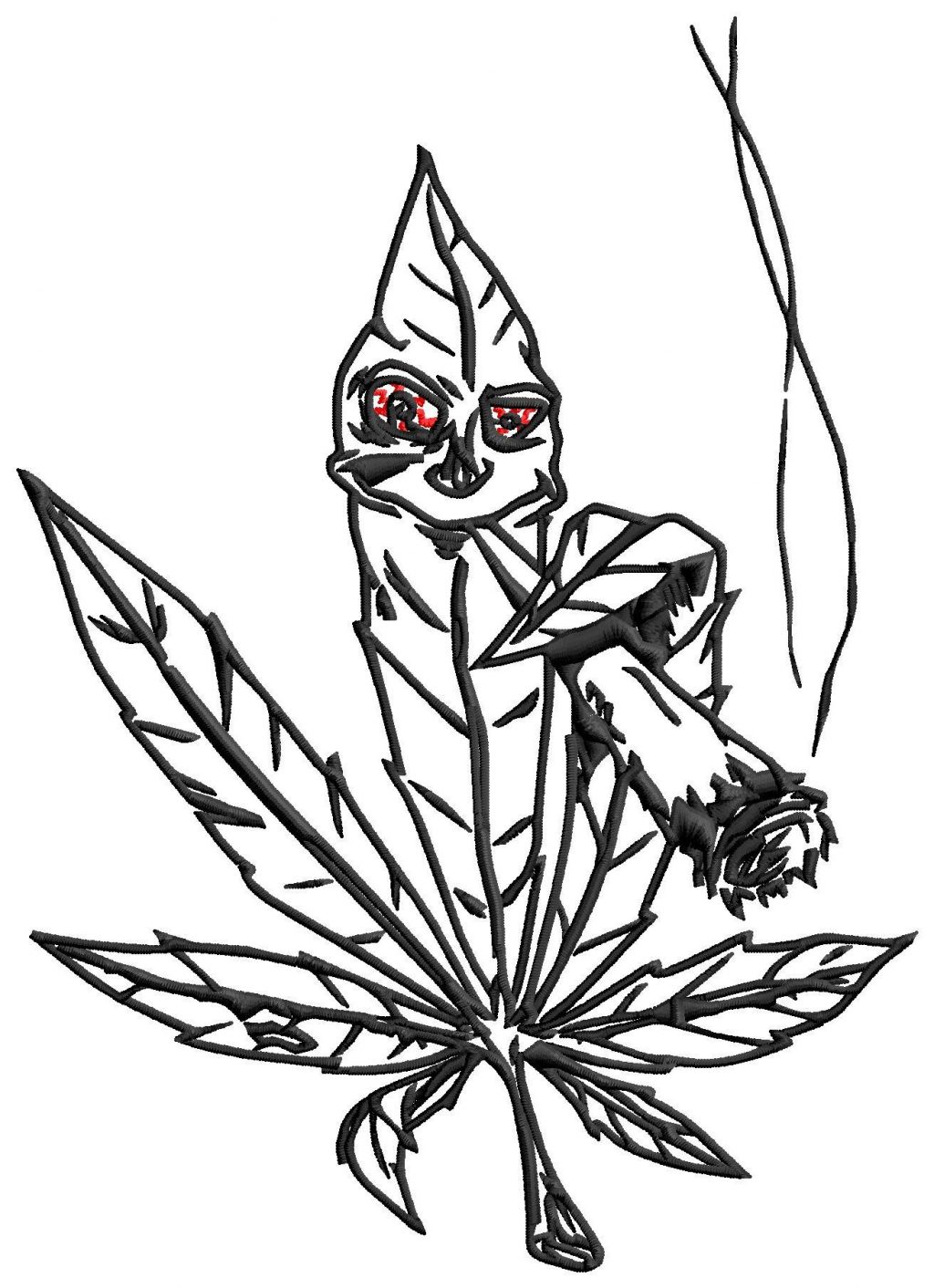 Weed Plant Drawing at GetDrawings | Free download