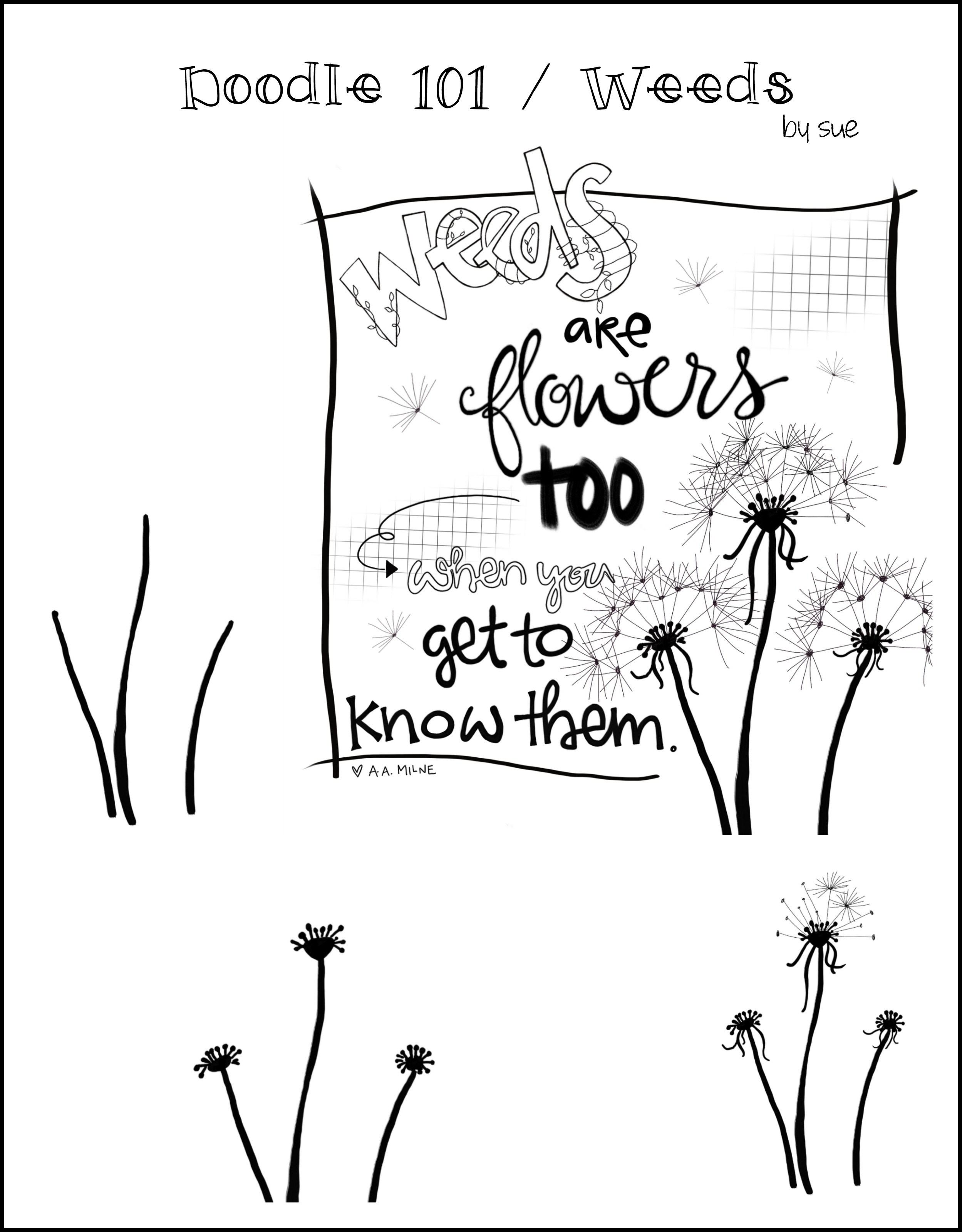 2498x3198 Doodle 101 Weeds 1arthouse