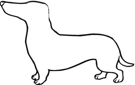 465x296 Wiener Dog Clipart Memocards.co