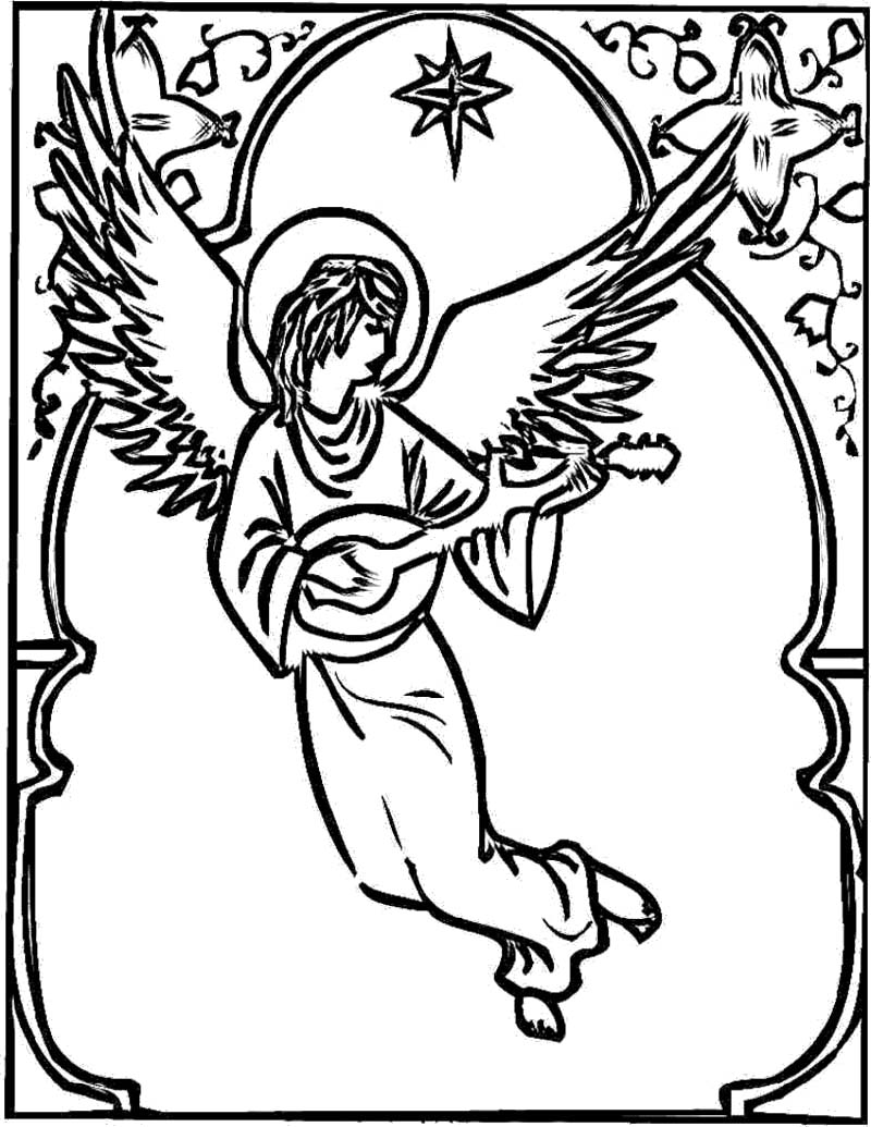 800x1035 Modest Pictures Of Angels To Color Cool Gallery Ideas