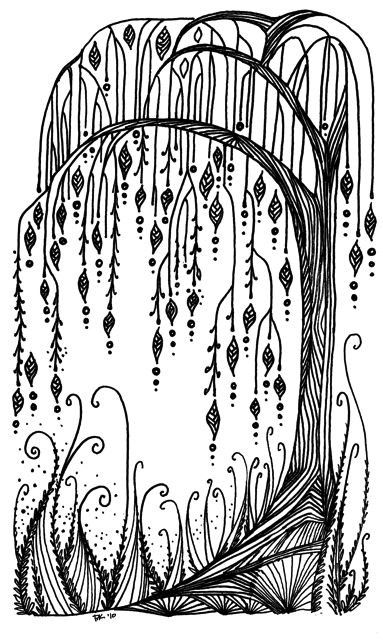 383x640 Image Result For Weeping Willow Tree Silhouette Tattoo Elements