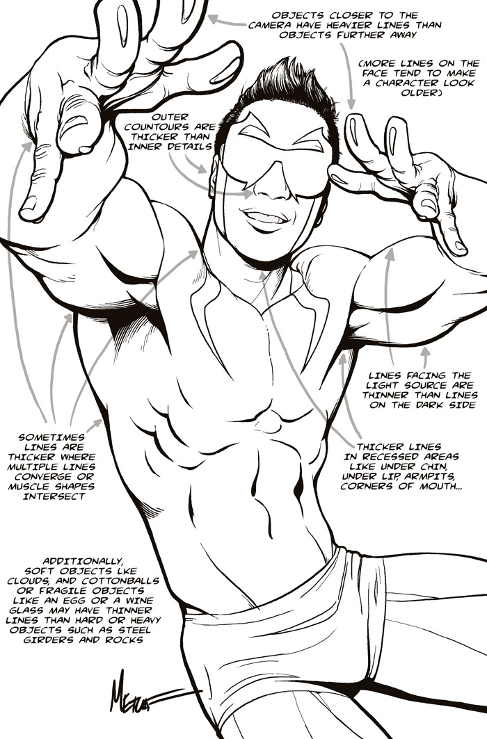 700x1063 Line Weight Tutorial By Michaelmetcalf