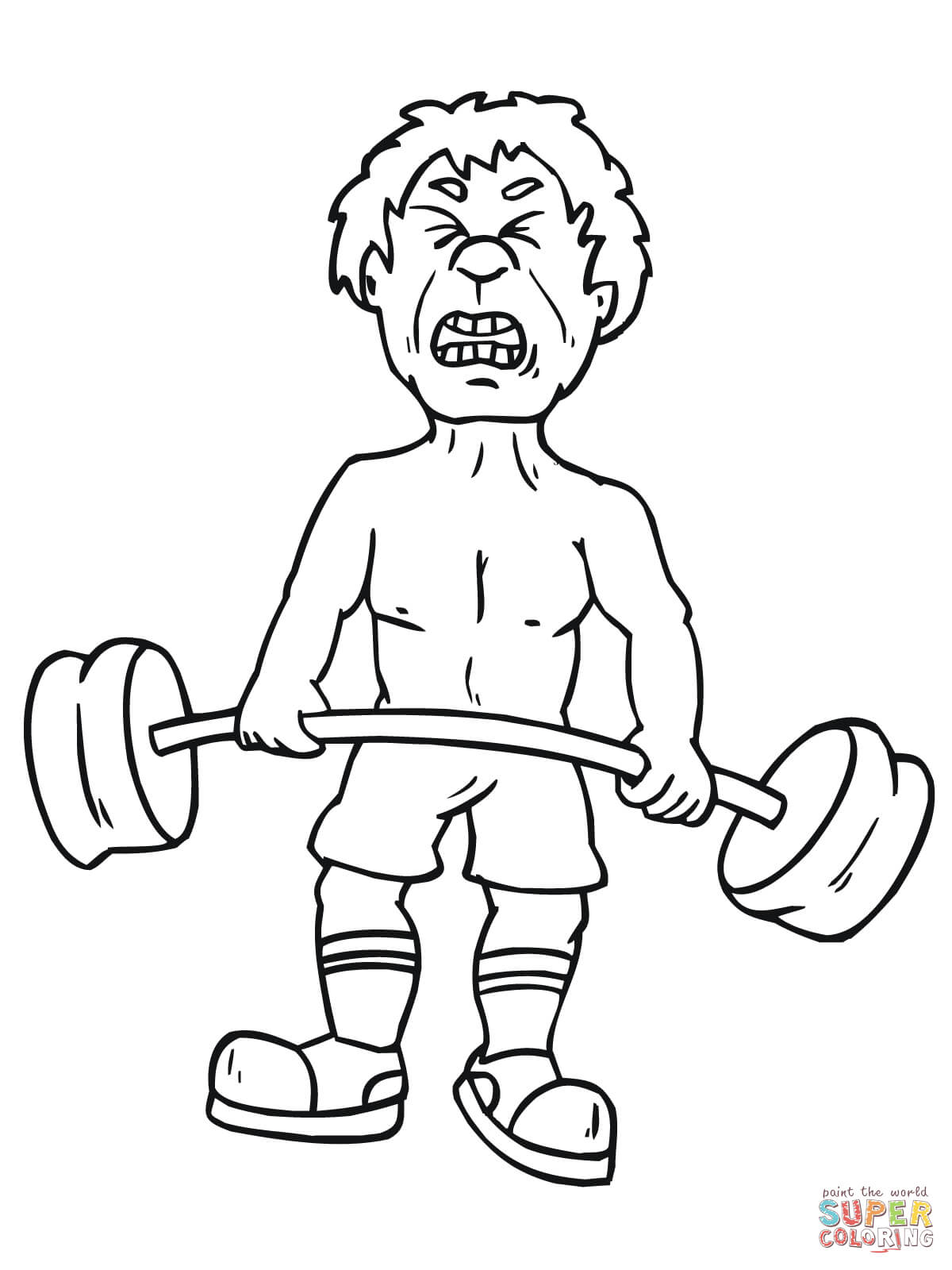 1200x1600 Weight Lifting Coloring Pages Free Coloring Pages