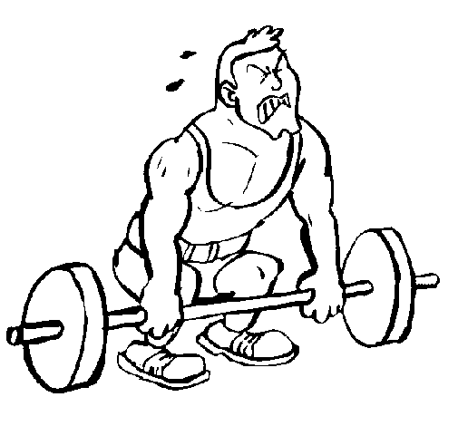 505x470 Weight Lifting Coloring Pages Print Color Craft