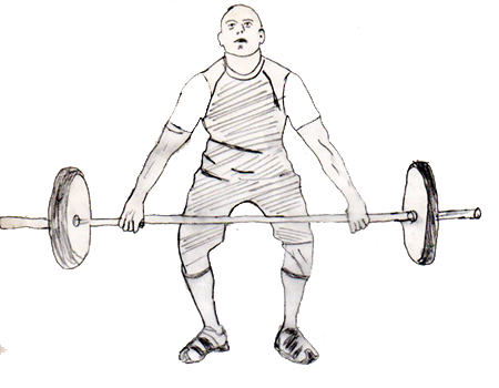 Weightlifter Drawing at GetDrawings | Free download