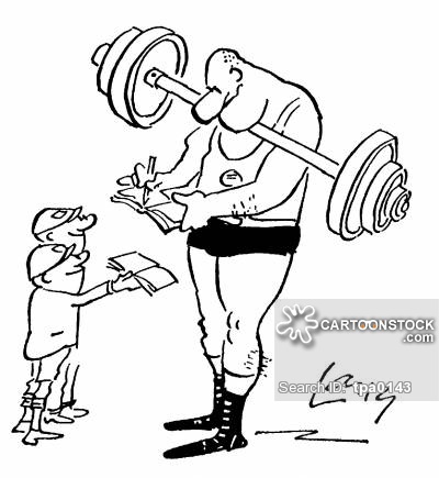 400x435 Weight Lifting Cartoons And Comics
