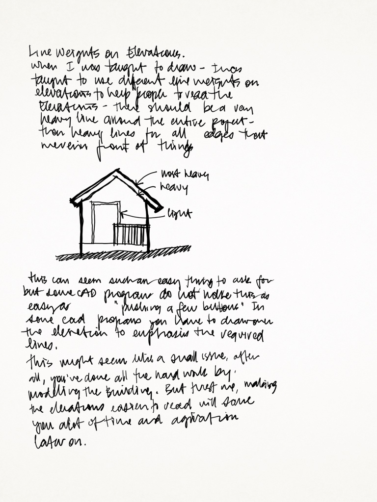 768x1024 Drawing Basics Line Weights On Elevations