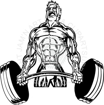 358x361 Lifting Weights