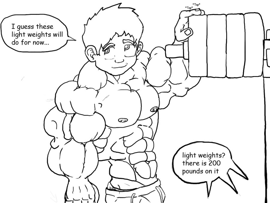 900x675 Light Weights A 2009 Drawing By Hearmenowu2