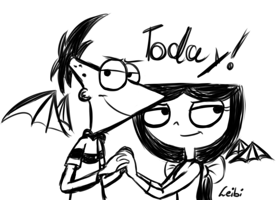 954x683 Weird Demon Phinbella Doodle Or Sth Like That By Leibi97