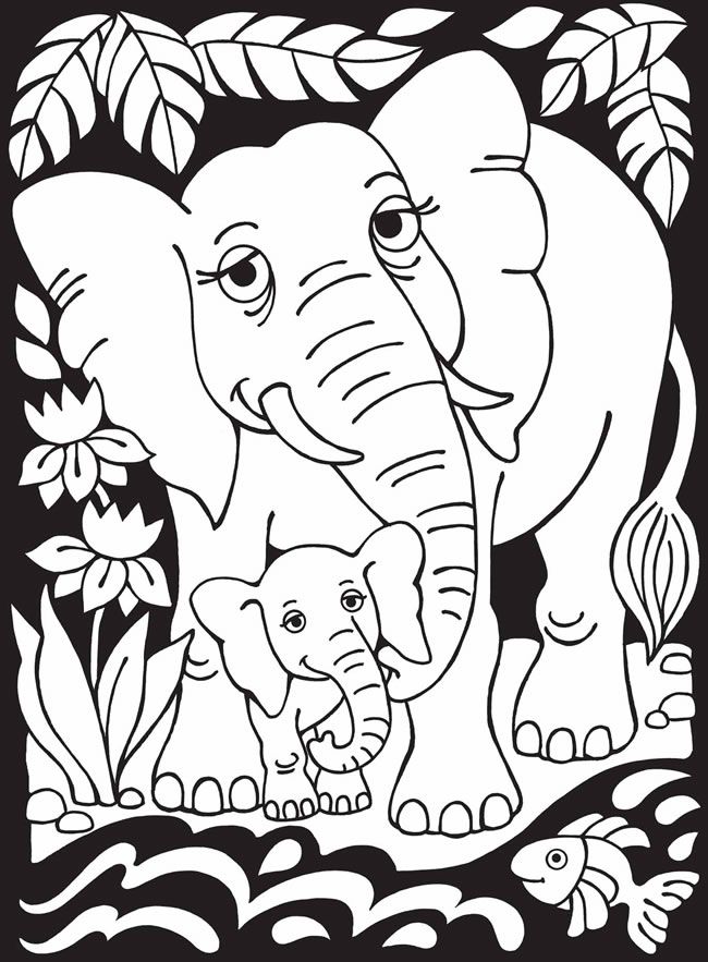 650x883 Welcome To Dover Publications Zoo Animals Stained Glass Coloring