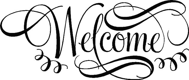 640x272 Welcome Vinyl Lettering Front Door Greeting Sign Sticker Decal Quote