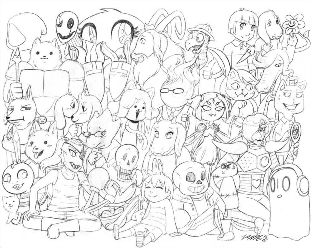 999x799 Welcome To Undertale Wip By Vickyviolet