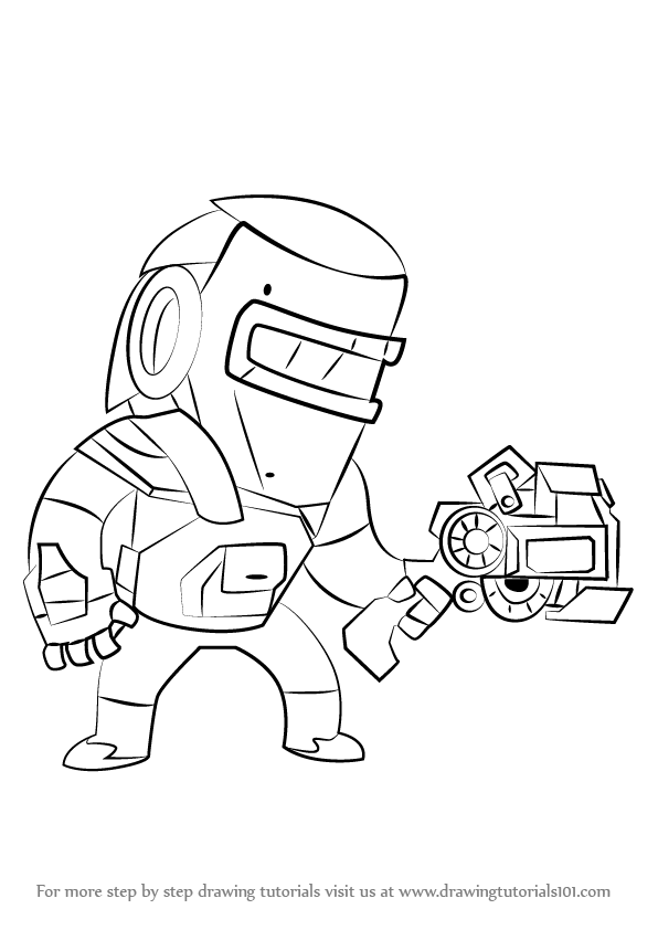 596x842 Learn How To Draw Welder Walter From Slugterra (Slugterra) Step By